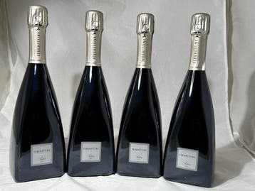 2021 Ferghettina, Satèn - Franciacorta - 4 Flessen (0.75, Nieuw
