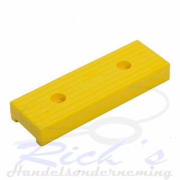 Bootkussen 100x300x42mm kunststof geel, Watersport en Boten, Ophalen of Verzenden, Nieuw
