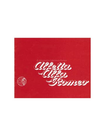 1973 ALFA ROMEO ALFETTA BROCHURE FRANS, Nieuw, Alfa Romeo, Author