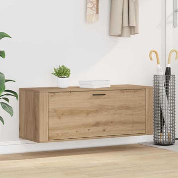 vidaXL Schoenenkast 100 x 35 x 38 cm Bewerkt hout Artisanaal, Verzenden, Nieuw