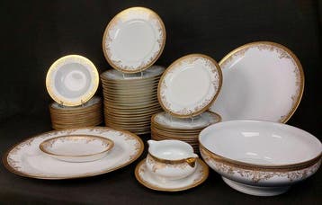 Haviland Limoges - Tafelservies (49) - Diplomaat -