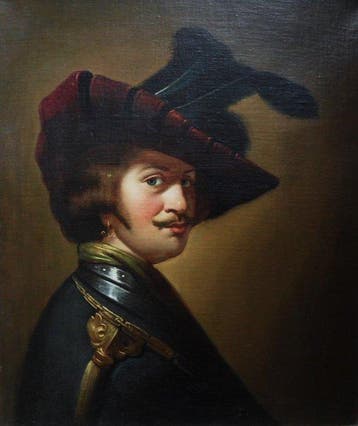 Rembrandt Van Rijn (1606-1669), Naar - Tronie van een Jonge, Antiek en Kunst