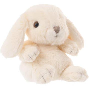 Bukowski konijn knuffel - wit - zittend - 15 cm - pluche, Kinderen en Baby's, Verzenden, Nieuw