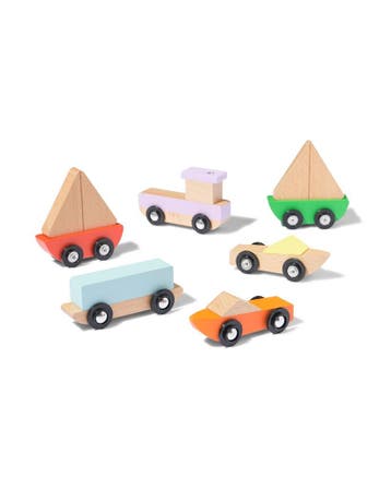 HEMA Houten set boten - 6 stuks, Verzenden, Nieuw