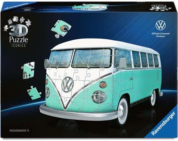 Iconics 3D Puzzel - Volkswagen T1 (162 stukjes) |, Hobby en Vrije tijd, Denksport en Puzzels, Verzenden, Nieuw