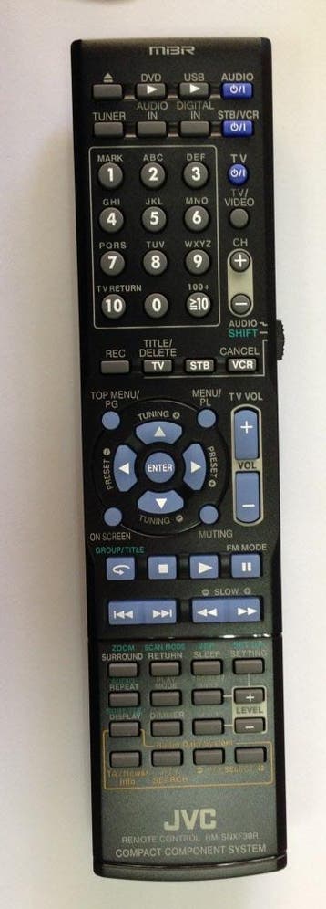 Afstandsbediening Jvc RM-SNXF30R nx-f30e, Ophalen of Verzenden, Nieuw, Origineel