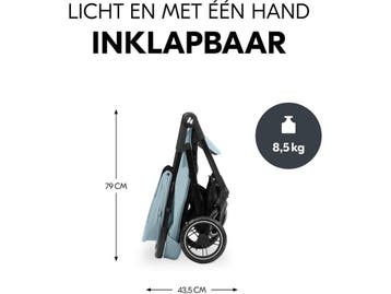 Hauck Shop N Care - Buggy - wendbaar - opvouwbaar met één, Verzenden, Zo goed als nieuw
