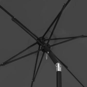 2dekans | VONROC Premium Parasol Torbole – Ø200cm - Duurzame, Doe-het-zelf en Verbouw, Ophalen of Verzenden, Zo goed als nieuw