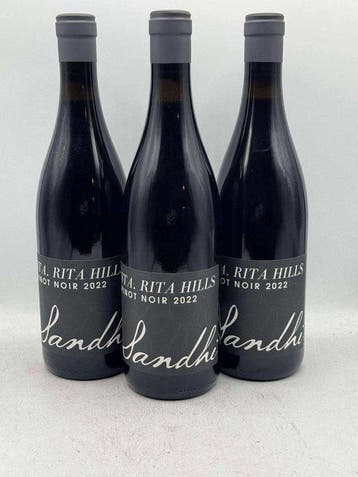 2022 Sandhi STA. Rita Hills Pinot Noir - Santa Barbara - 3, Nieuw