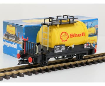 Playmobil 4107 Shell Tankwagon (Goederenwagons Standaard), Ophalen of Verzenden, Gebruikt, Wagon, Analoog