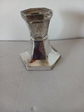 Kandelaar - .925 zilver - Massief zilveren, Antiek en Kunst