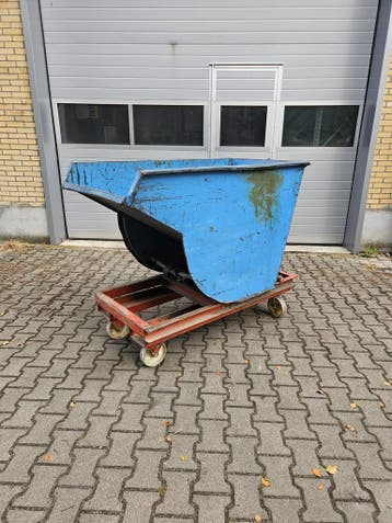 Kiepbak kantelbak spanenbak heftruck 500 liter, Voorzetapparatuur