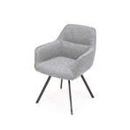 Eetkamerstoel Leo - eetkamerstoelen - Zilver, Huis en Inrichting, Stoelen, Nieuw, Stof