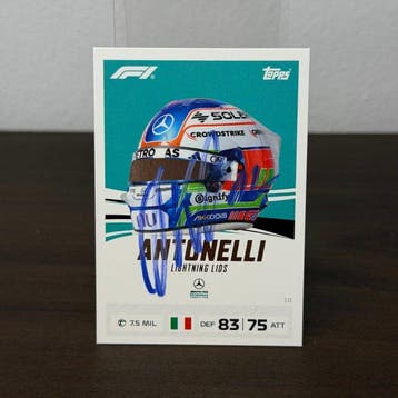 Mercedes - Topps n°18 Limited Edition Lightning Lids - Kimi, Nieuw