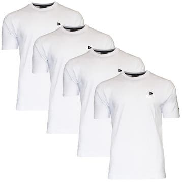 Donnay Donnay Heren - 5-Pack - T-Shirt Vince - Wit, Verzenden, Nieuw