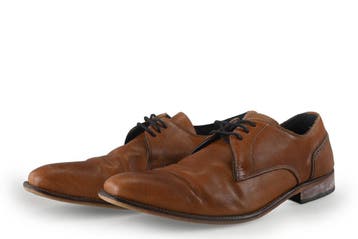 Manfield Veterschoenen in maat 43 Cognac, Kleding | Heren, Schoenen, Manfield, Overige kleuren, Verzenden, Zo goed als nieuw