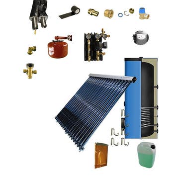 Tapwater zonneboiler 300L+ Prisma Pro 18 5 meter DN16 dubbel, Verzenden, Nieuw