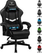 LUCKRACER Gamingstoel met voetensteun, bureaustoel, ergonomi, Huis en Inrichting, Woonaccessoires | Overige, Verzenden, Zo goed als nieuw