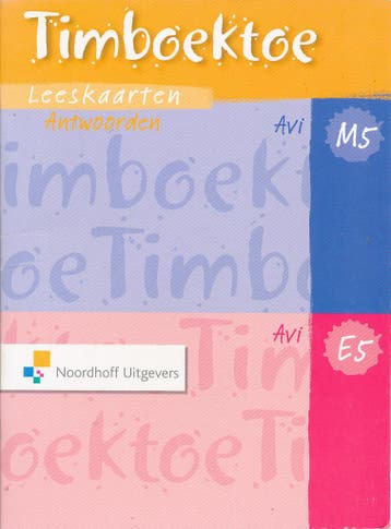 Timboektoe Antwoorden leeskaarten M5/E5, Boeken, Verzenden, Nieuw