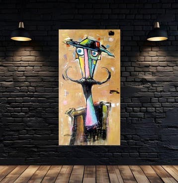 Piotr Piskorz - Don Quixote Enchanted XXL, Antiek en Kunst