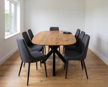 MANGO EETTAFEL | OVAAL | ROND EN MEER! | LAAGSTE PRIJS!, Huis en Inrichting, Ophalen of Verzenden, Nieuw