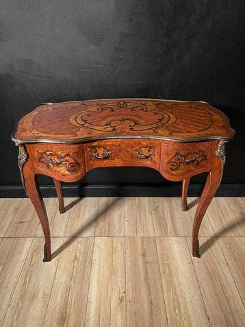 Schrijftafel - Hout, Brons