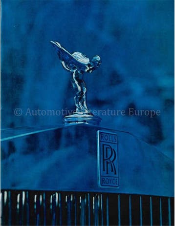 1973 ROLLS ROYCE PROGRAMMA BROCHURE ENGELS, Nieuw, Author