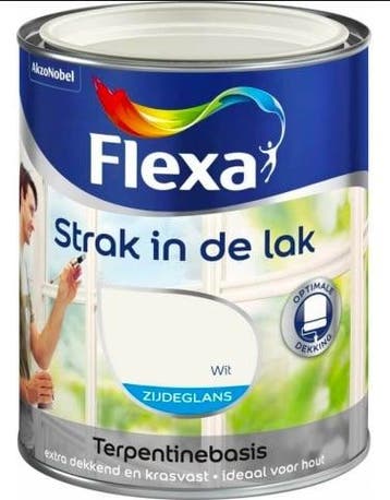 Flexa Strak in de Lak Binnenlak Zijdeglans - Koraalroze -..., Doe-het-zelf en Verbouw, Nieuw, Ophalen of Verzenden, Roze, Lak