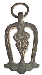 Middeleeuws Brons, -Oud open hangertje-symbool van, Sieraden, Tassen en Uiterlijk