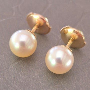Zonder minimumprijs - Oorbellen - 18 karaat Geel goud Parel, Sieraden, Tassen en Uiterlijk, Nieuw