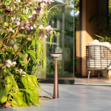 Elin Tuinlamp Corten Medium Tuinverlichting, Verzenden, Minder dan 50 watt, Staande lamp, Nieuw