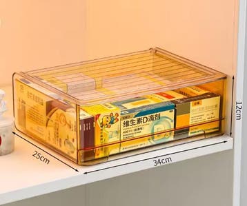 Multifunctioneel opbergrek – Transparante lade-opbergbox, Verzenden, Nieuw