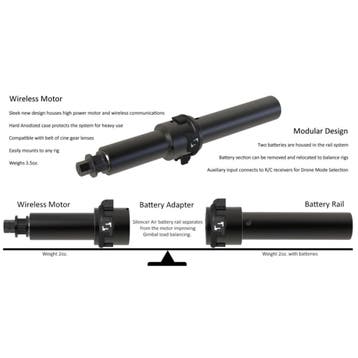 24 Shots Silencer Air Remote Focus Puller - 1 jaar garantie, Ophalen of Verzenden, Zo goed als nieuw