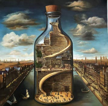 Le Yack - The Library of Babel - 100% Handmade!