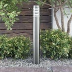vidaXL Cilindervormige RVS LED tuinlamp, Verzenden, Nieuw, Rvs