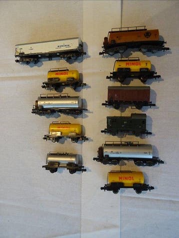 Piko N - Treinset (11) - 11-delige DR Goederen/Tankwagen -, Hobby en Vrije tijd, Modeltreinen | N-Spoor, Nieuw