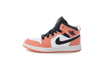 Jordan 1 Mid Pink Quartz (PS), Nieuw