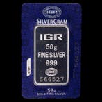 50 gram - Zilver .999 - IGR, UAE - Verzegeld en met
