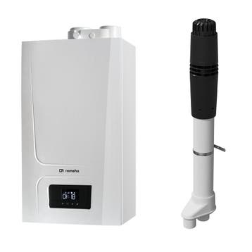 Combi-deal Remeha Tzerra ACE Matic 35C CW5 + Dakdoorvoer, Doe-het-zelf en Verbouw, Verwarming en Radiatoren, Nieuw