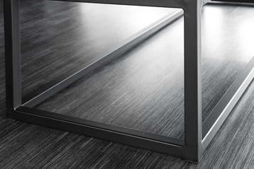 Design bank PETIT BEAUTE 110cm antiekbruin microvezel zwart, Ophalen of Verzenden, Nieuw