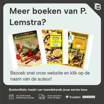 NATUURDECORATIES MET GAAS HOOI TAKKEN - P. Lemstra, Boeken, Verzenden, Zo goed als nieuw, P. Lemstra
