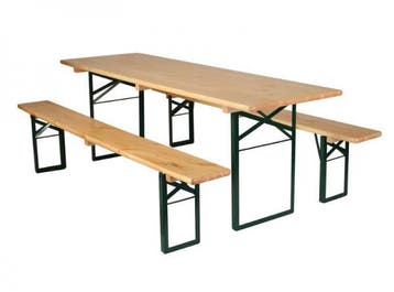 Picknick set / biertafel set huren – €12,50 per dag, Ophalen, Zo goed als nieuw, Overige