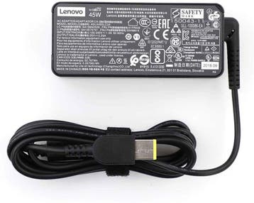 Lenovo Laptop Adapter (ADLX45NCC3A) (Incl. Stroomkabel), Verzenden, Zo goed als nieuw