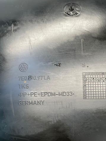 VW Transporter T6 wielkuip links achter bj.2019 7E0810971A, Auto-onderdelen, Gebruikt, Links, Volkswagen