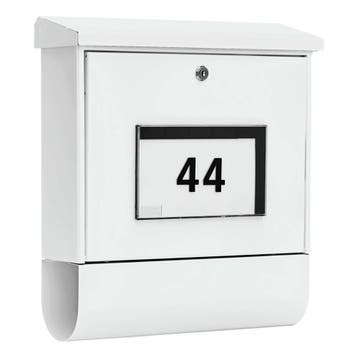 Burg-Wächter Malaga 4400 W brievenbus met huisnummer LED, Verzenden, Nieuw