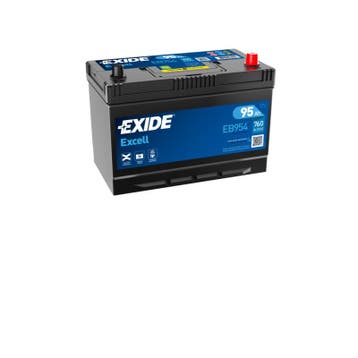 Exide Excell accu | EB954 | 12V 95Ah, Ophalen of Verzenden, Nieuw