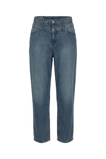 Pepe Jeans Broek in maat W28 Blauw, Kleding | Dames, Pepe Jeans, Verzenden, Gedragen, Blauw