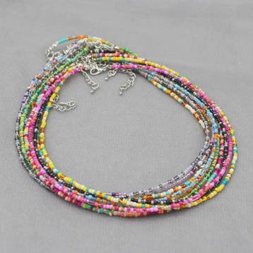 Kleurrijke Kralen Choker Ketting - Handgemaakt Bohemia Stijl, Verzenden, Nieuw