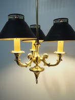 Plafondlamp - Bouilotte - Messing - Drie-licht kroonluchter