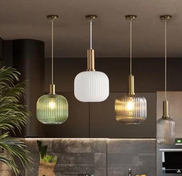 Glazen LED Hanglamp Retro Luxe – Design Pendellamp, Verzenden, Nieuw